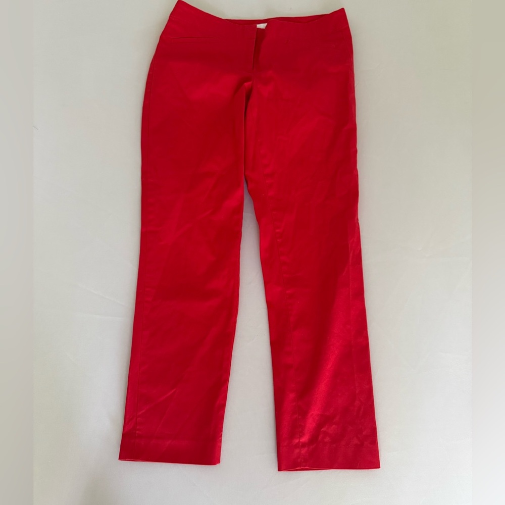 J. Jill Bold Red Trousers